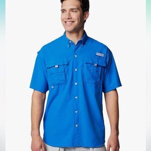 Columbia Men’s PFG Bahama II Long Sleeve Fishing Button Down Shirt